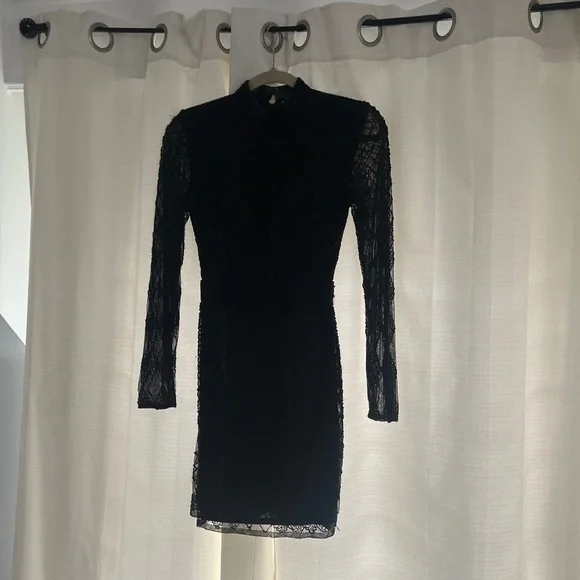 Dresses | Womens Long Sleeve Short Beaded Dress | Poshmark